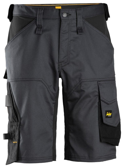 6153 Snickers AllroundWork, Stretch Loose Fit Work Shorts Steel Grey/Black