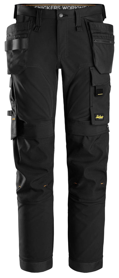 6275 AllroundWork Stretch Trousers with Holster Pockets Black