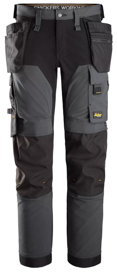 6275 AllroundWork Stretch Trousers with Holster Pockets Steel Grey