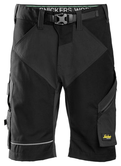 6914 Snickers AllroundWork, Stretch Loose Fit Work Shorts Black