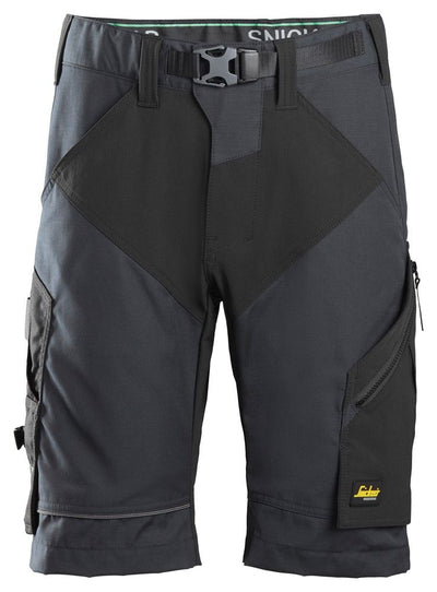 6914 Snickers AllroundWork, Stretch Loose Fit Work Shorts Steel Grey/Black