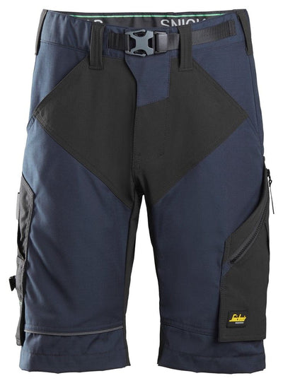 6914 Snickers AllroundWork, Stretch Loose Fit Work Shorts Navy/Black