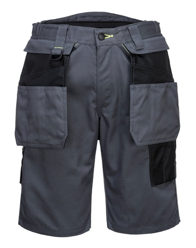 Portwest PW345 Holster Work Shorts -  ZoomGrey/Black 