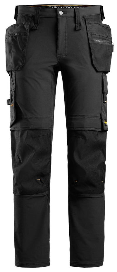 6271 Snickers Full Stretch Trouser with Holster Pockets Black