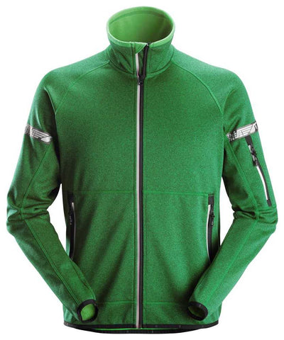 8004 Snickers AllroundWork, 37.5® Fleece Jacket Apple Green
