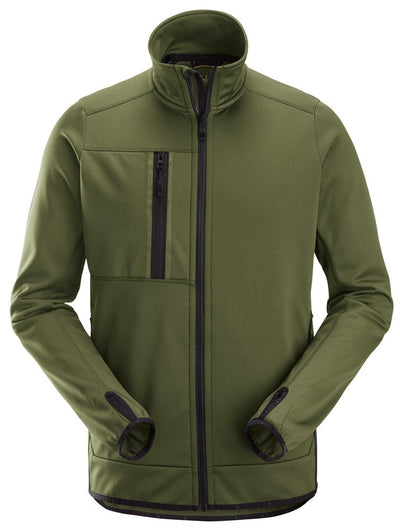 8059 Snickers Full Zip Fleece Jacket Khaki Green