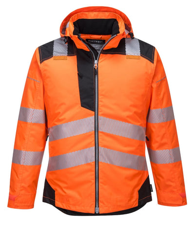 Portwest T400 PW3 Hi-Vis Winter Jacket Orange