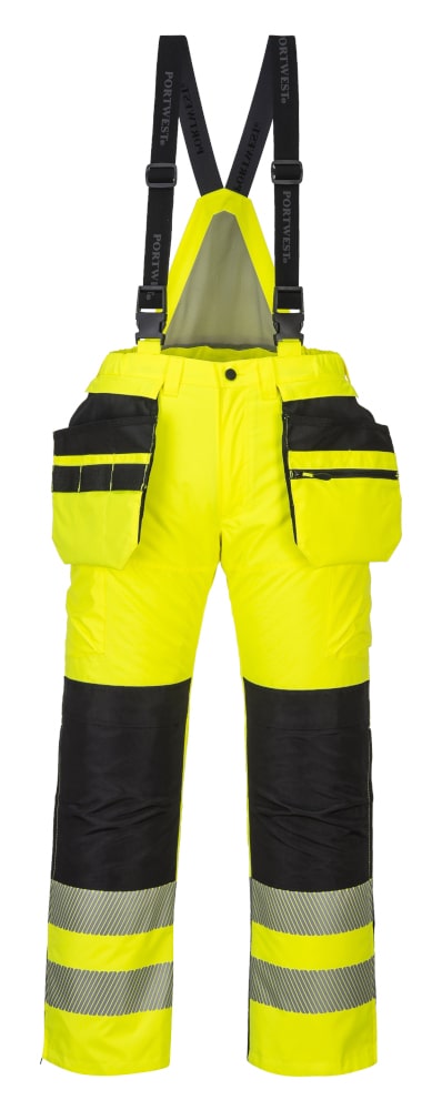 Portwest PW351 Hi-Vis Winter Trouser Yellow/Black