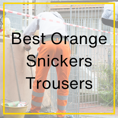 Customer Favourite Snickers Orange Trousers