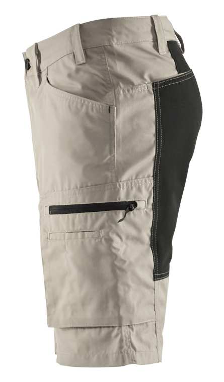 1449 Blaklader Service Shorts Stretch Stone/Black