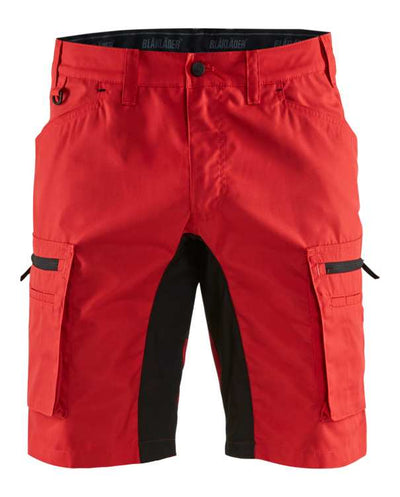 1449 Blaklader Service Shorts Stretch Red/Black