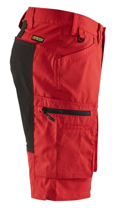 1449 Blaklader Service Shorts Stretch Red/Black