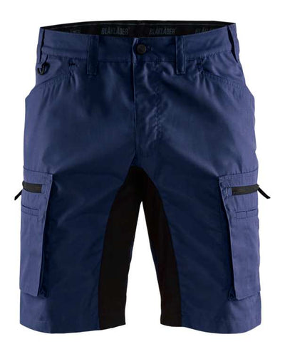 1449 Blaklader Service Shorts Stretch Navy Blue/Black