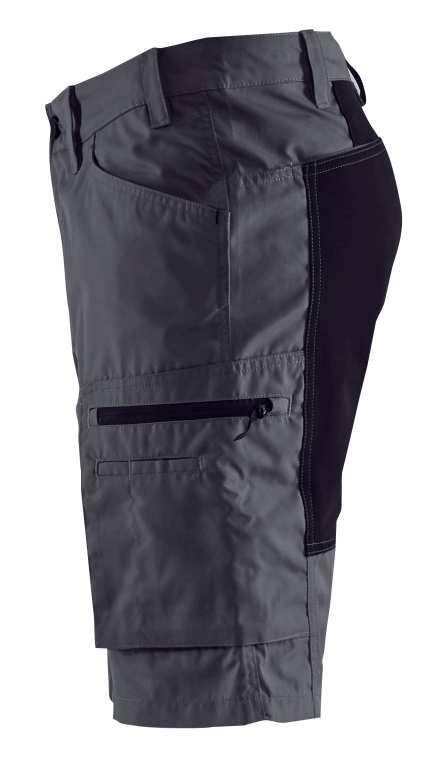 1449 Blaklader Service Shorts Stretch Mid Grey/Black