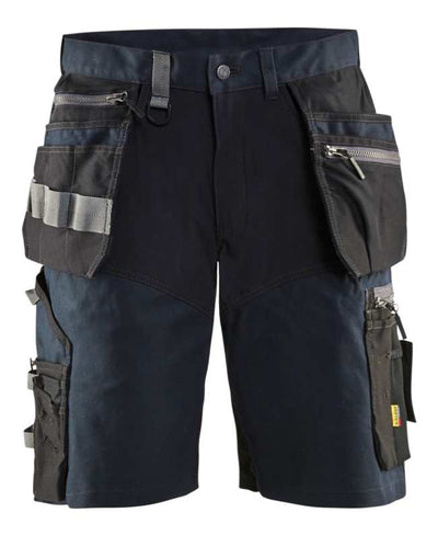 1598 Blaklader Craftsman Shorts With Stretch Navy