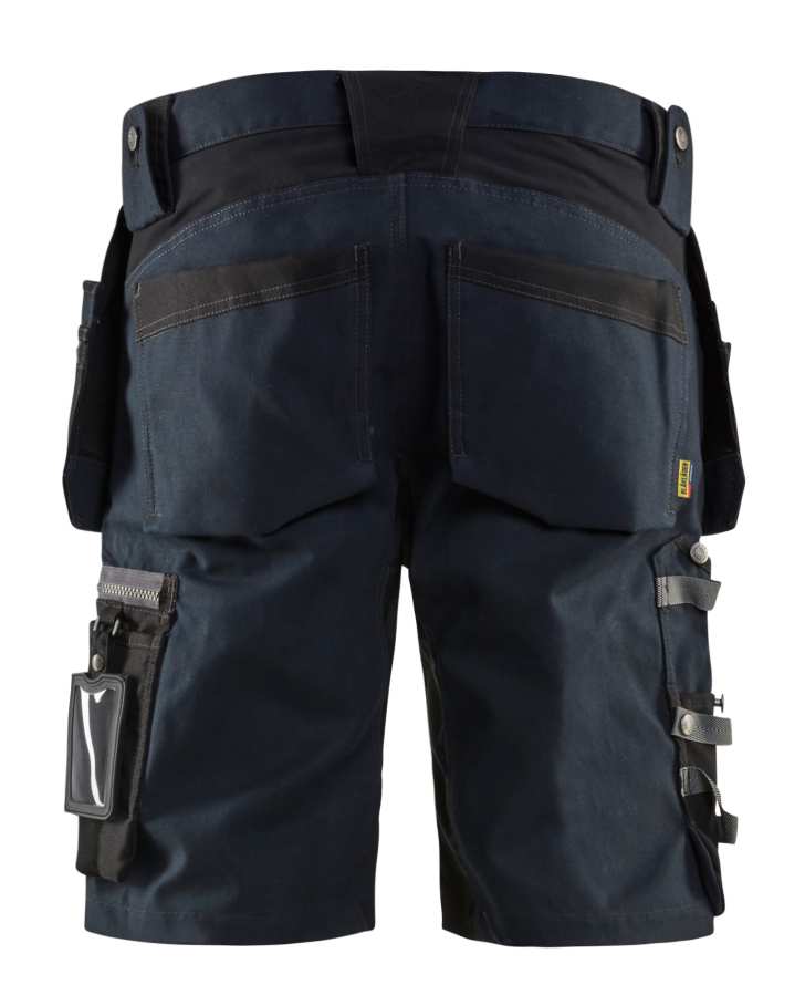 1598 Blaklader Craftsman Shorts With Stretch Navy