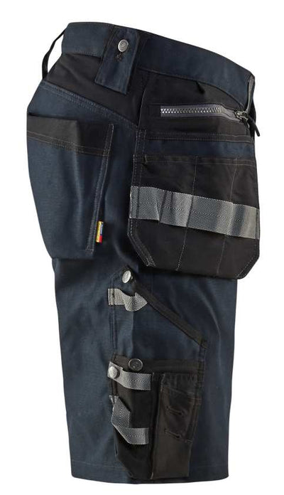 1598 Blaklader Craftsman Shorts With Stretch Navy