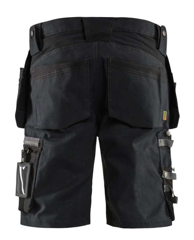 1598 Blaklader Craftsman Shorts With Stretch Black