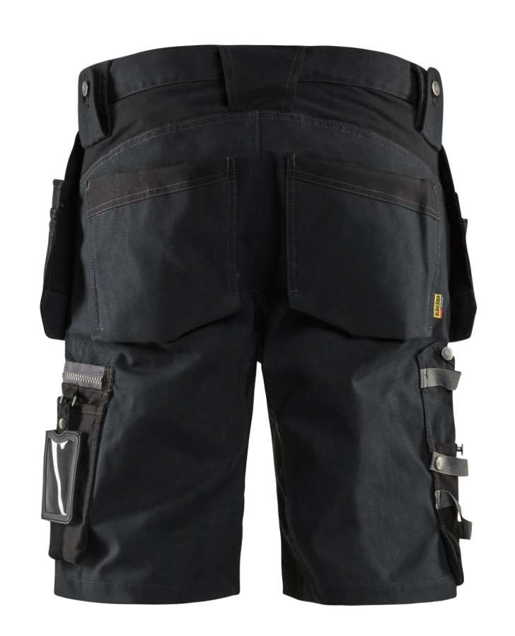 1598 Blaklader Craftsman Shorts With Stretch Black