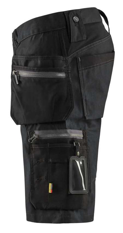 1598 Blaklader Craftsman Shorts With Stretch Black
