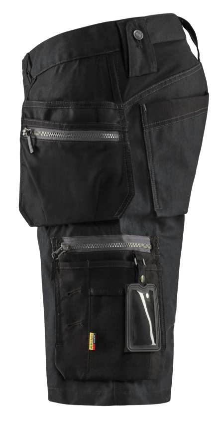 1598 Blaklader Craftsman Shorts With Stretch Black