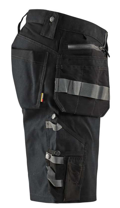 1598 Blaklader Craftsman Shorts With Stretch Black