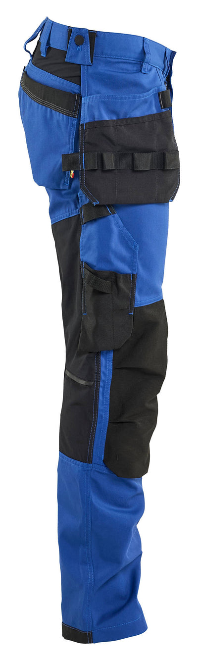 1750 Blaklader Craftsman Trousers with Stretch Cornflower Blue/Black