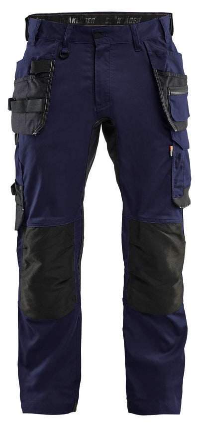 1750 Blaklader Craftsman Trousers with Stretch Dark Navy Blue