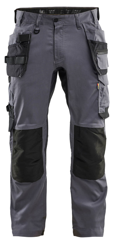 1750 Blaklader Craftsman Trousers with Stretch Mid Grey