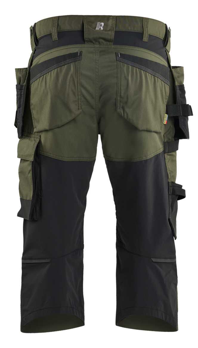1754 Blaklader Craftsman Pirate Shorts Stretch Forest Night/Black