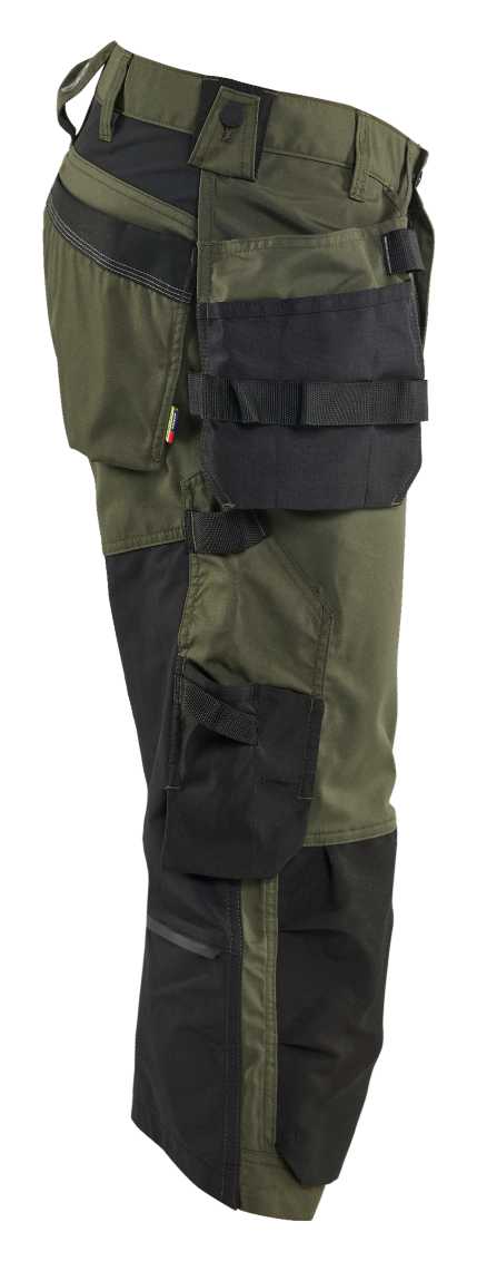 1754 Blaklader Craftsman Pirate Shorts Stretch Forest Night/Black