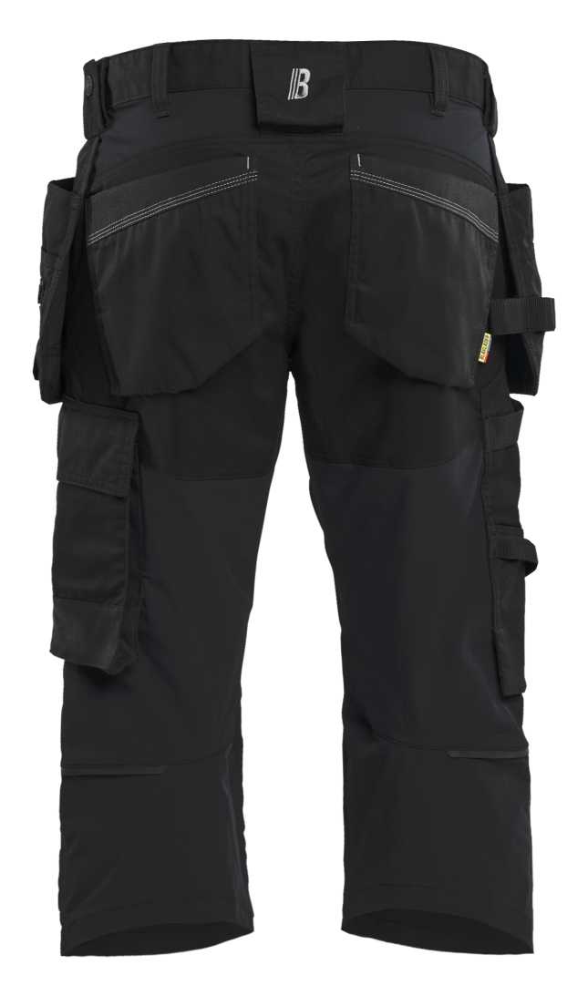 1754 Blaklader Craftsman Pirate Shorts Stretch Black