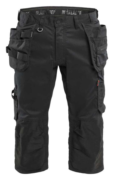 1754 Blaklader Craftsman Pirate Shorts Stretch Black