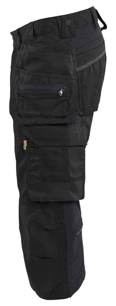 1754 Blaklader Craftsman Pirate Shorts Stretch Black