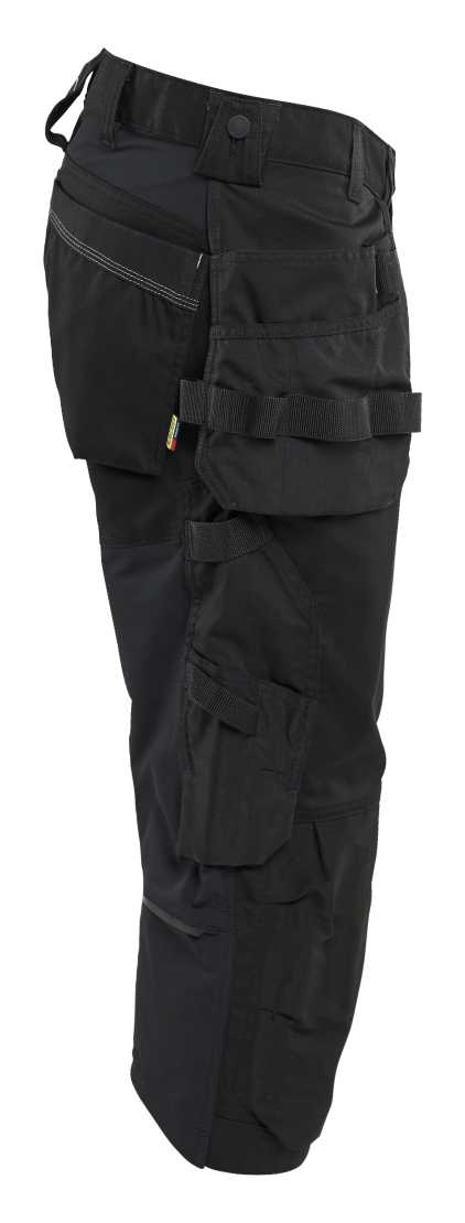 1754 Blaklader Craftsman Pirate Shorts Stretch Black