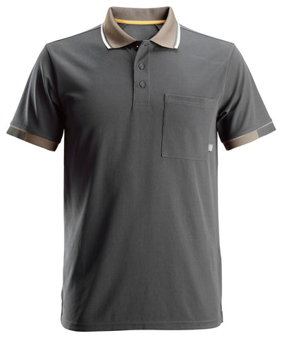 Snickers 2724  AllroundWork, 37.5® Short Sleeve Polo Shirt Steel Grey