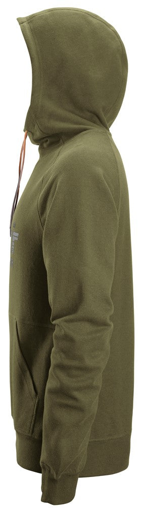 2894 Snickers Logo Hoodie Khaki Green