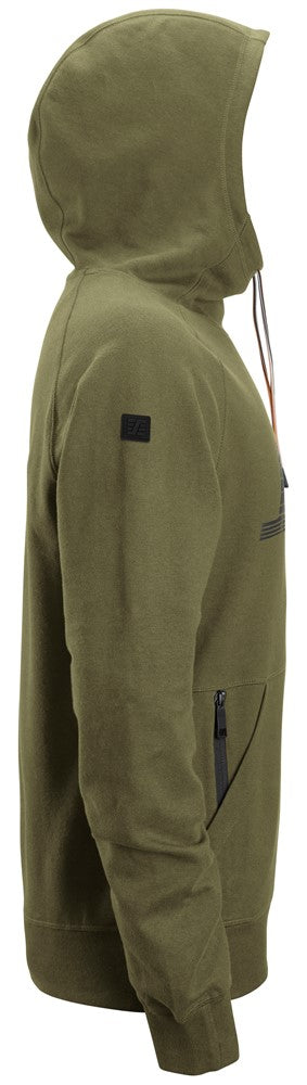 2894 Snickers Logo Hoodie Khaki Green