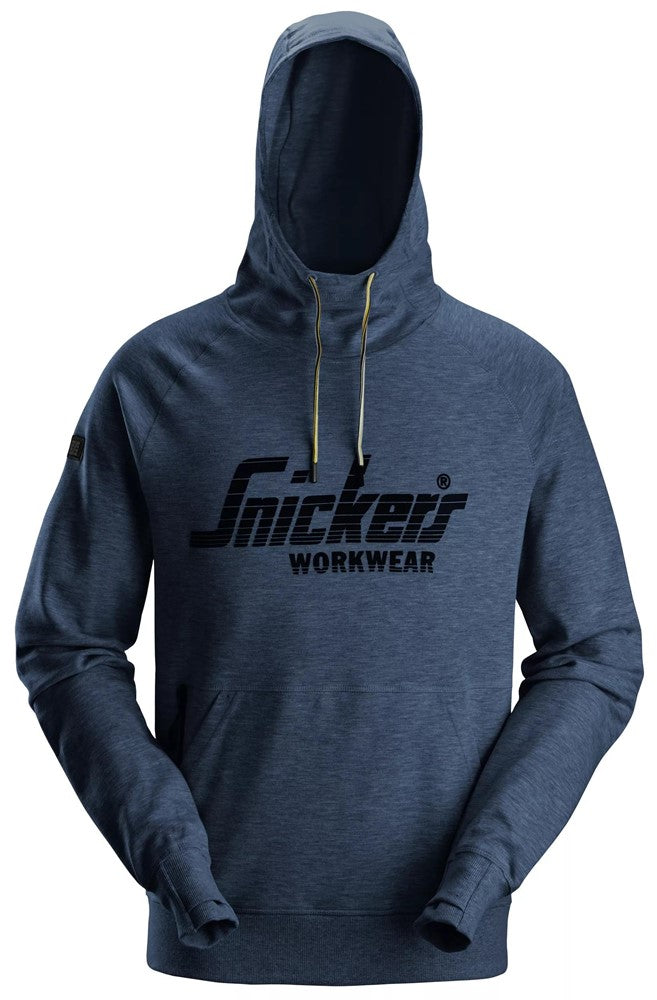 2894 Snickers Logo Hoodie Dark Navy Melange