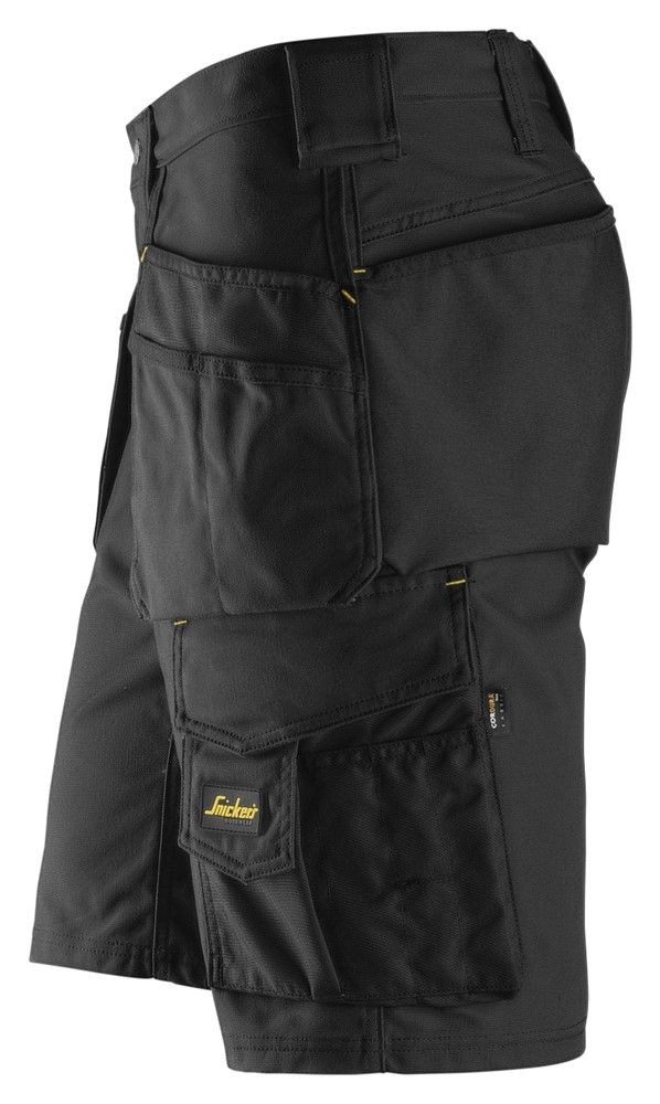 3014 Craftsmen Shorts with Holster Pockets Canvas+ Black