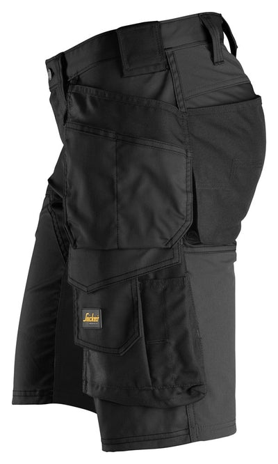 6141 Snickers AllroundWork, Stretch Shorts Holster Pockets Black