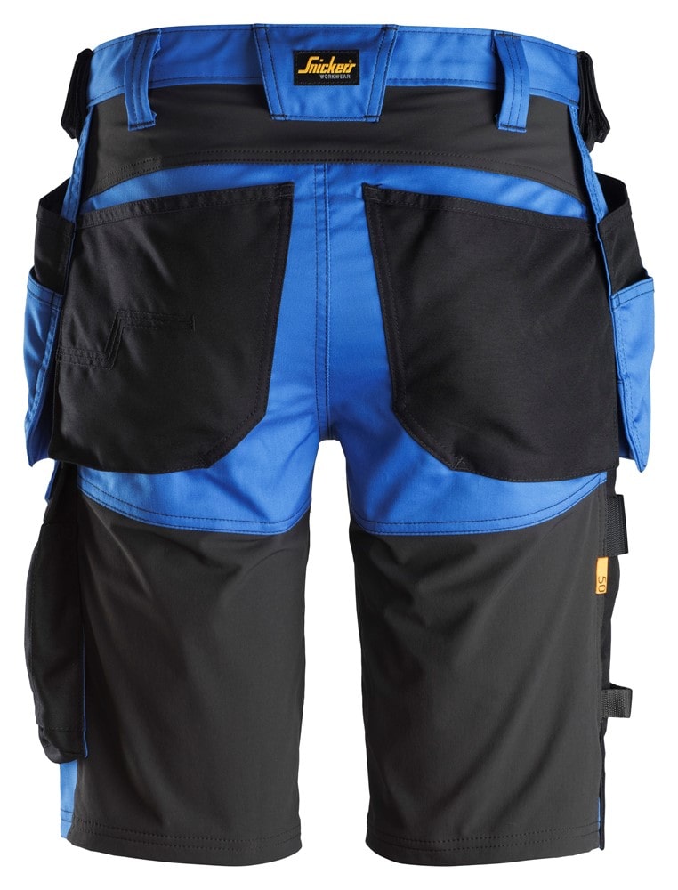 6141 Snickers AllroundWork, Stretch Shorts Holster Pockets True Blue/Black