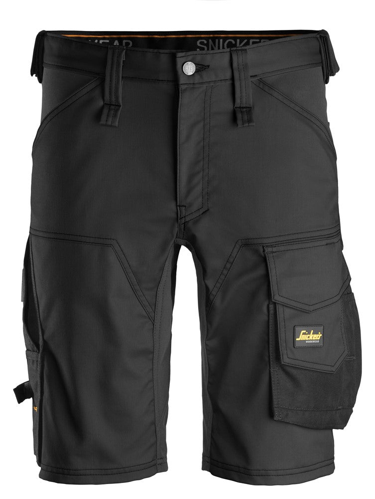 6143 Snickers AllroundWork Stretch Shorts Black