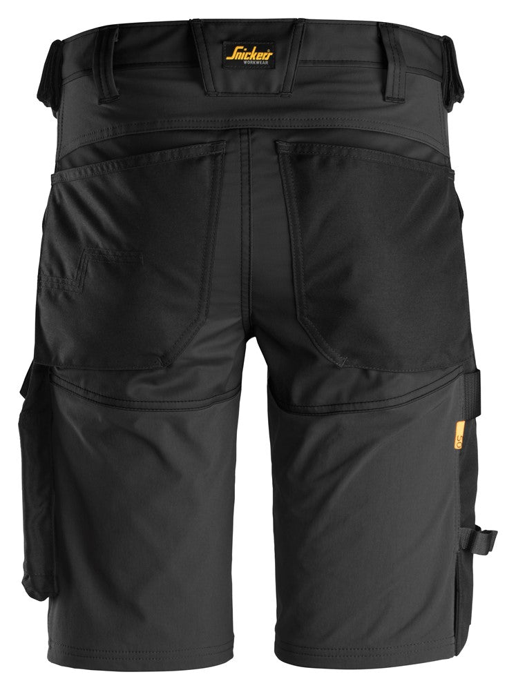 6143 Snickers AllroundWork Stretch Shorts Black