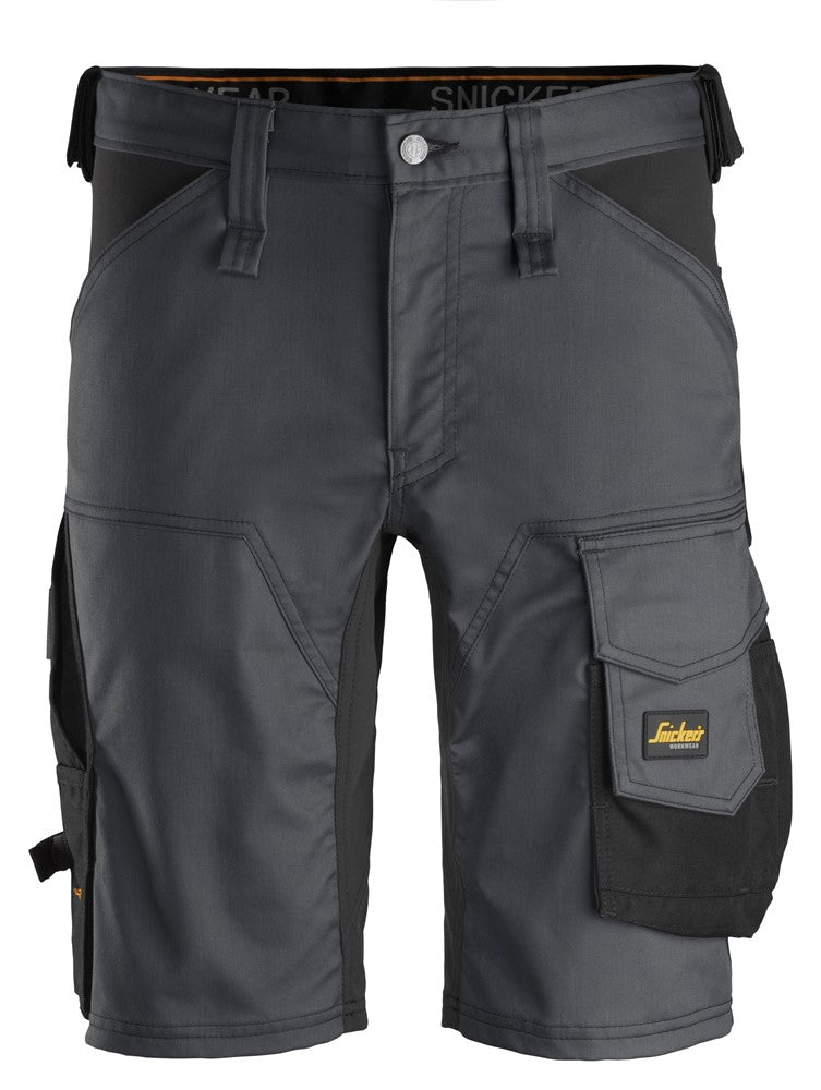 6143 Snickers AllroundWork Stretch Shorts Steel Grey