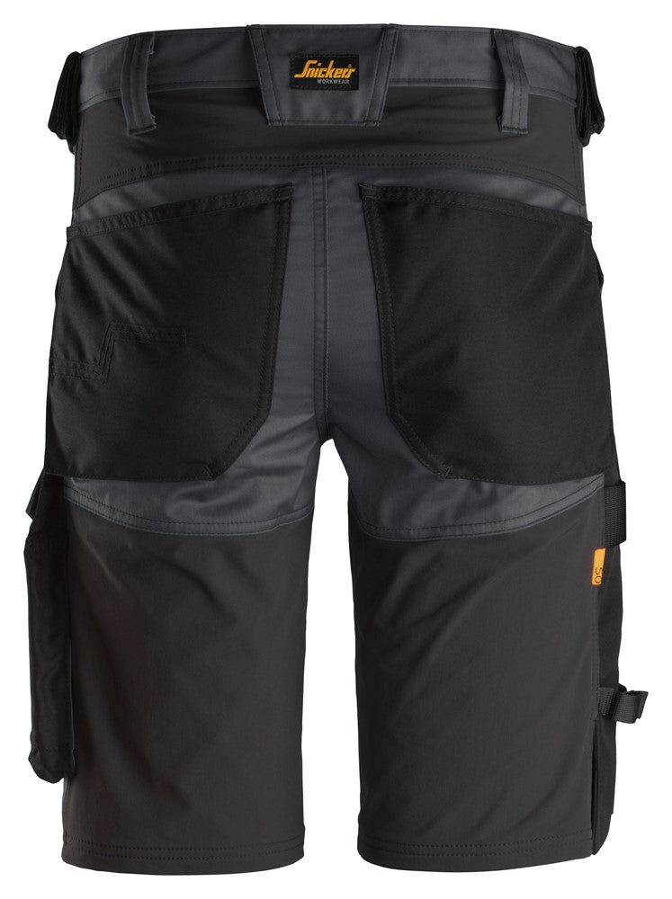 6143 Snickers AllroundWork Stretch Shorts Steel Grey