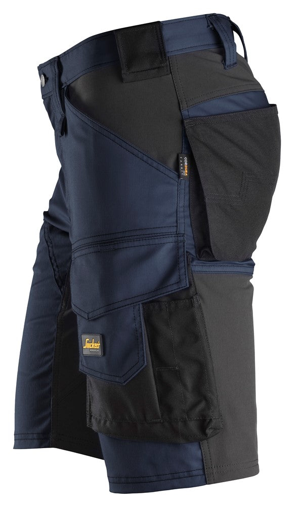 6143 Snickers AllroundWork Stretch Shorts Navy
