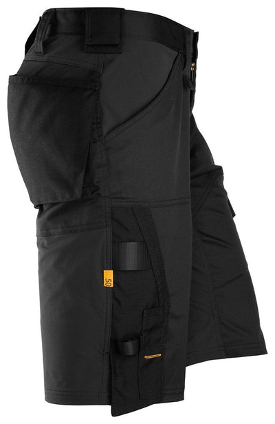 6153 Snickers AllroundWork, Stretch Loose Fit Work Shorts Black