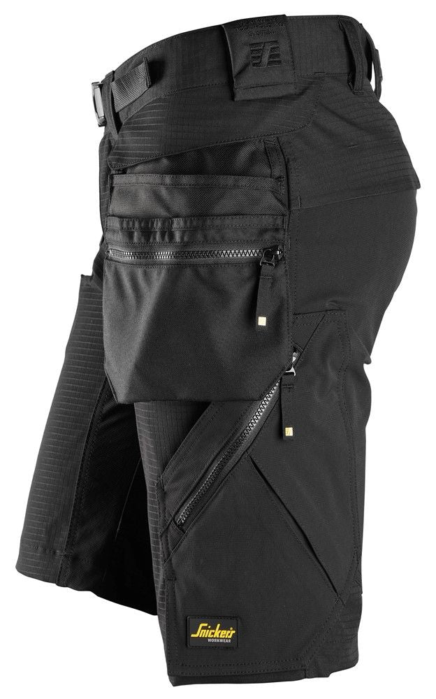 6172 FlexiWork Shorts Detachable Holster Pockets Black