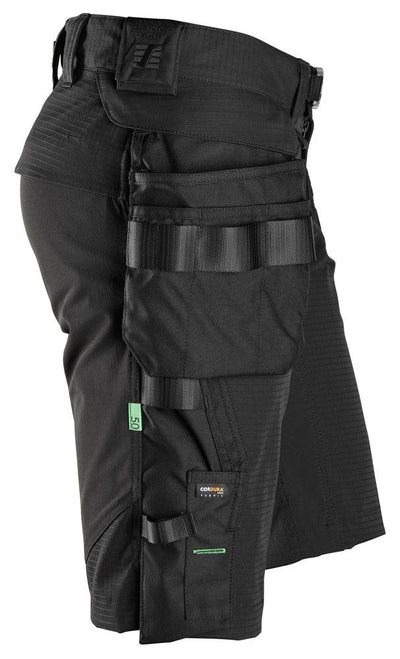 6172 FlexiWork Shorts Detachable Holster Pockets Black